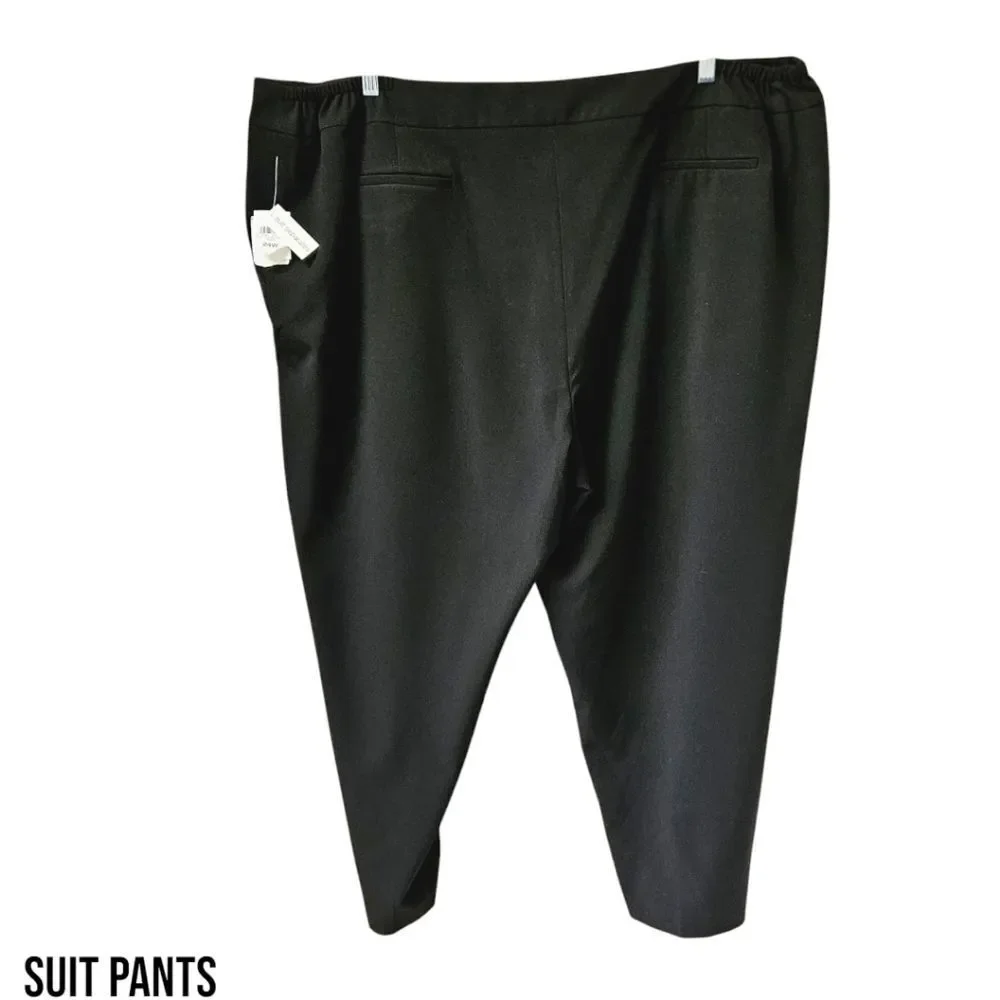 Charter Club 3X Black Blazer Bar III Pants Coordinated Suit Set - Picture 10 of 16